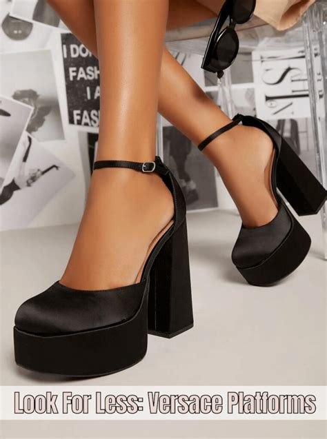 versace heels dupes|Versace platform dupes.